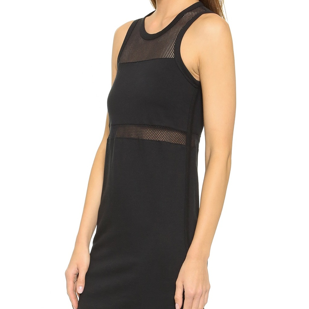 Rag & Bone Marlo mesh dress in Caviar